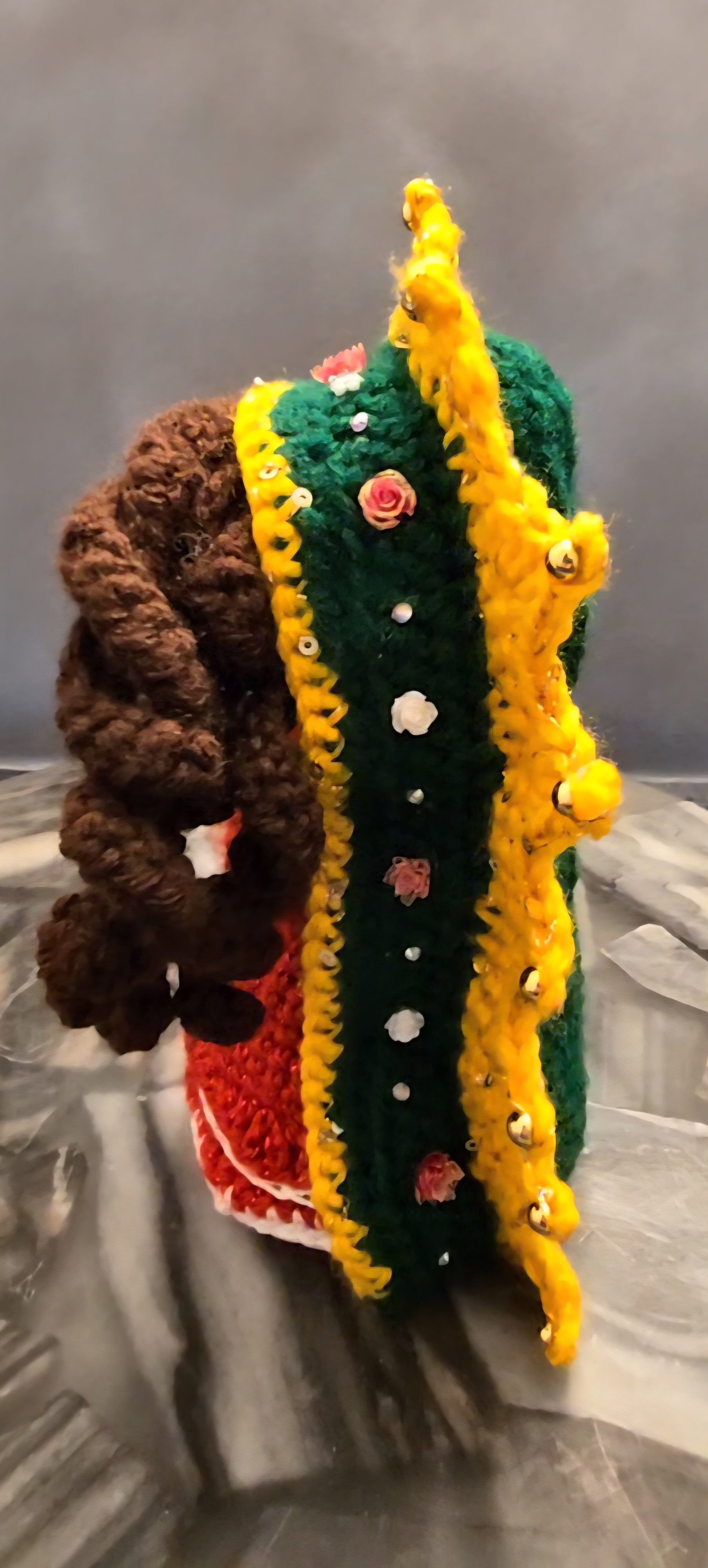 Virgin Mary Crochet Doll