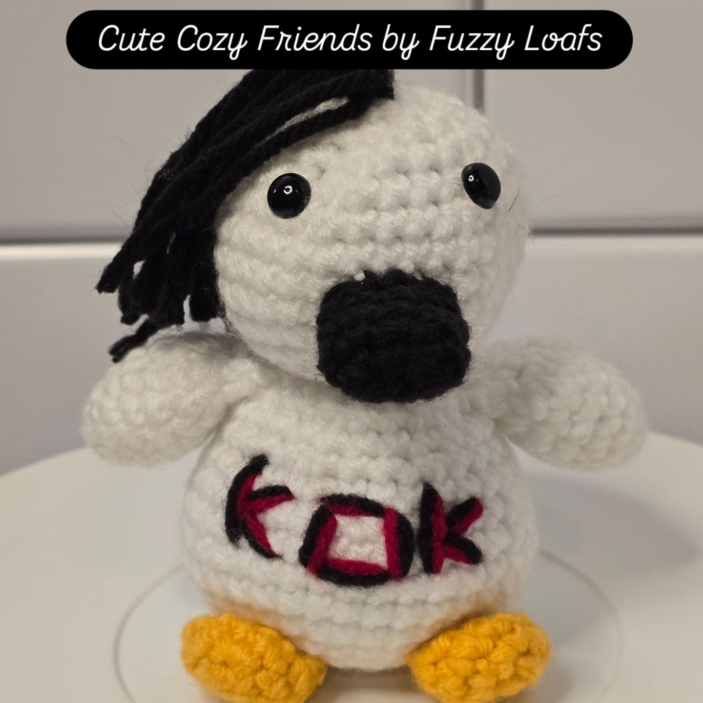 Bourbon Inspired Crochet Duck